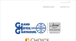 Desktop Screenshot of grandhotelguayaquil.com